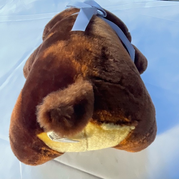 A & B Novelty Co. Inc Vtg Brown Plush Teddy Bear 1982 with tags - Picture 7 of 7